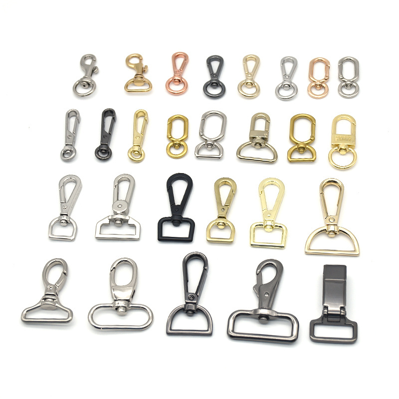 Recycled Zinc alloy metal snap hook dog hook,bag snap hook for handbag,bag hardware dog hook for bag accessories