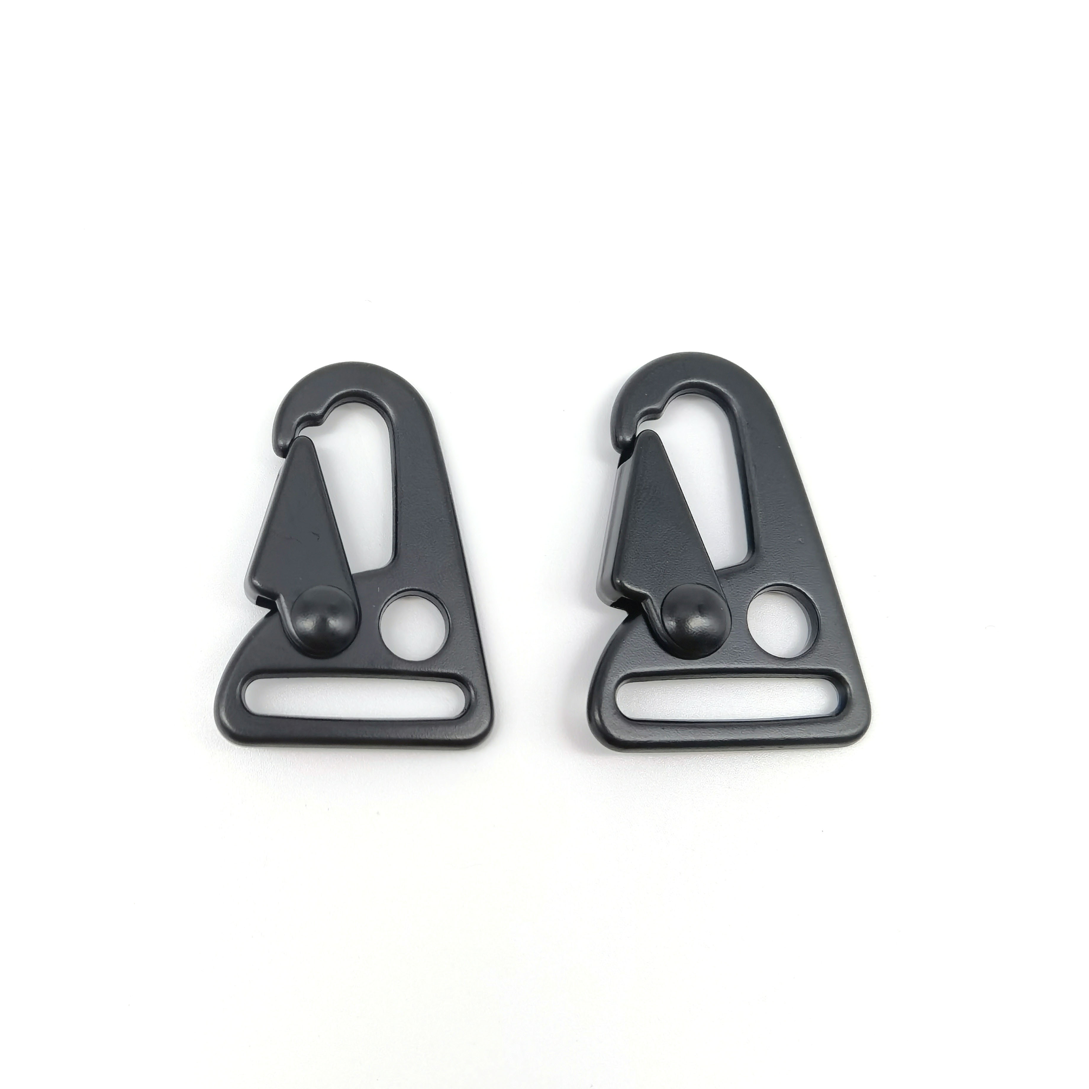 Recycled Inner 25mm Handbags Strap Black Plating Swivel Snap Hooks Carabiner hook For  Hardware Accessories