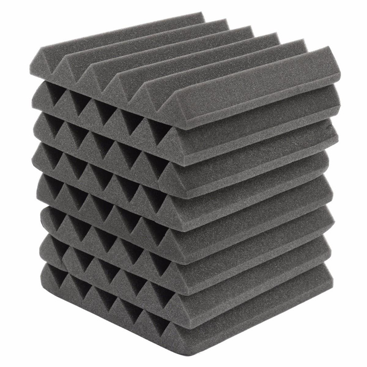 Acoustics Classic Wedge Foam Tile Grey acoustic foam roll 3d acoustic wall panel