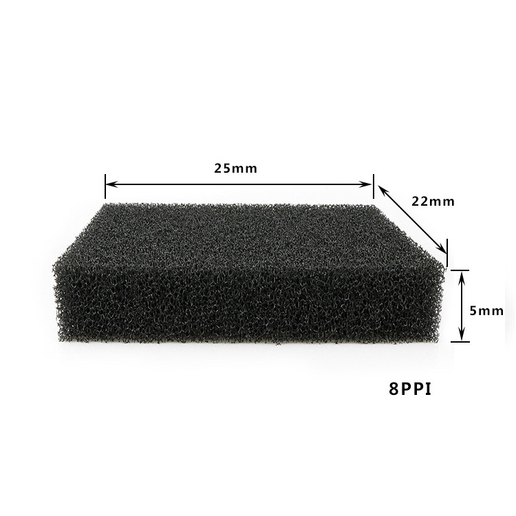 Customizable Ceramic filter sponge 8ppi reticulated polyester foam