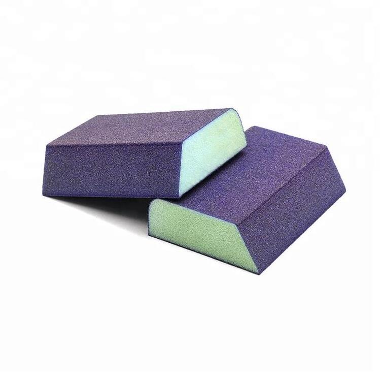 100 120 160 180 200 Grit Multi Purpose Angled Aluminium Oxide Sanding Sponge Block Stainless Steel Scrubber