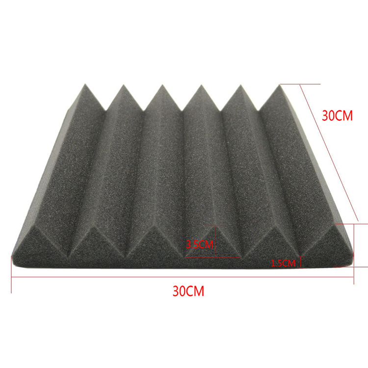 Acoustics Classic Wedge Foam Tile Grey acoustic foam roll 3d acoustic wall panel