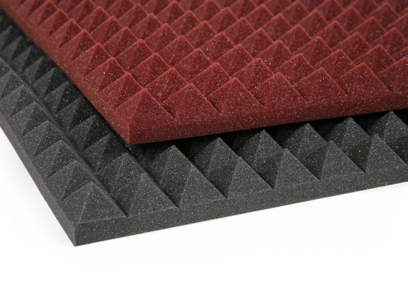 Acoustic Foam Tiles With Pyramid Surface Decorative Acoustic Panel Acoustic Foam Bass Trap