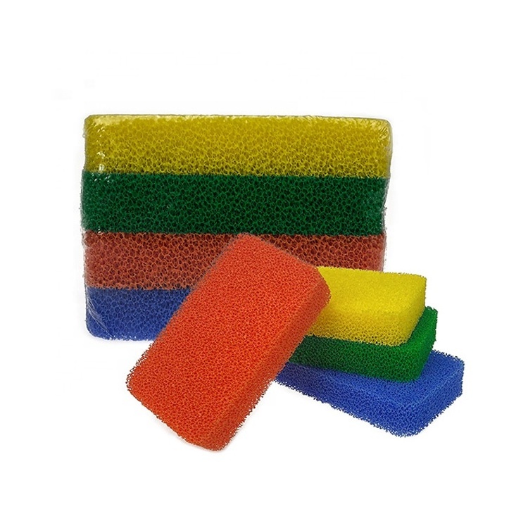 Silicone Sponge - Modern Antimicrobial  Mildew and Bacteria Resistant Kitchen Cleaning Dish Washing Silicone Sponges Scrubber