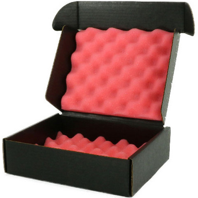 Anti-Static Foam ESD Packing Foam Lined Corrugated Box decorative  fire retardant acoustic egg crate foam