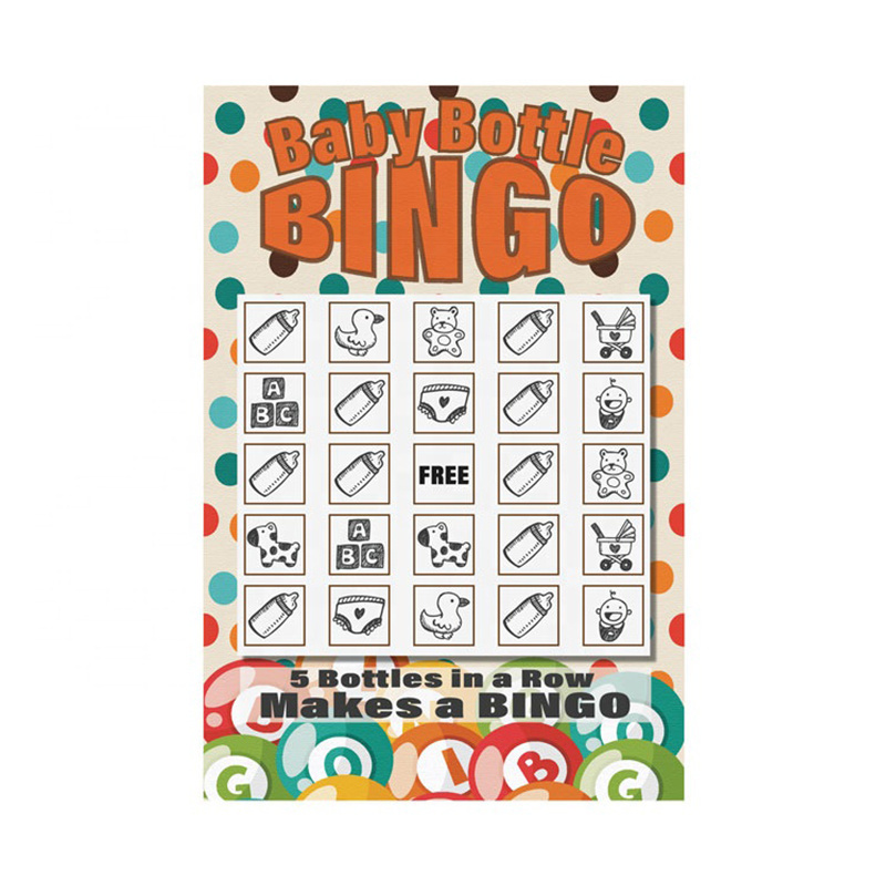 Wholesale Custom Board Game Card Bingo Card Game For Kids