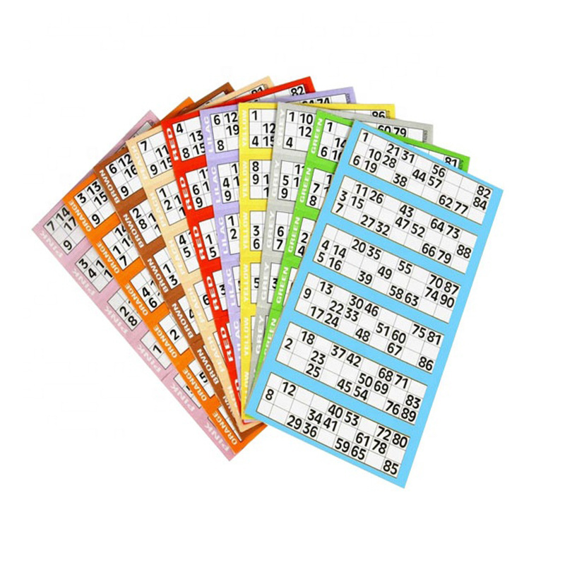 Wholesale Custom Board Game Card Bingo Card Game For Kids