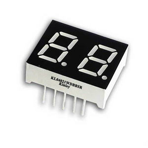 LED 0.4 Inch dual 2 digits 7 segment number display pure green