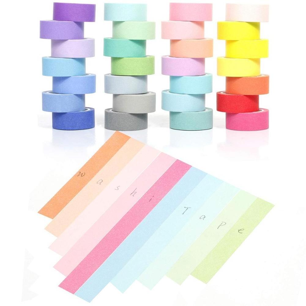 Custom Made Waterproof Washi Paper Tape Adhesive and Single-Sided Plastic Material for Decorative Masking and Printing