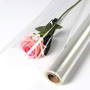 Custom Christmas Iridescent Opp Bopp Treat Film White Packaging Healifty Cellophane Wraps Rolls Transparent Flower for Birthday