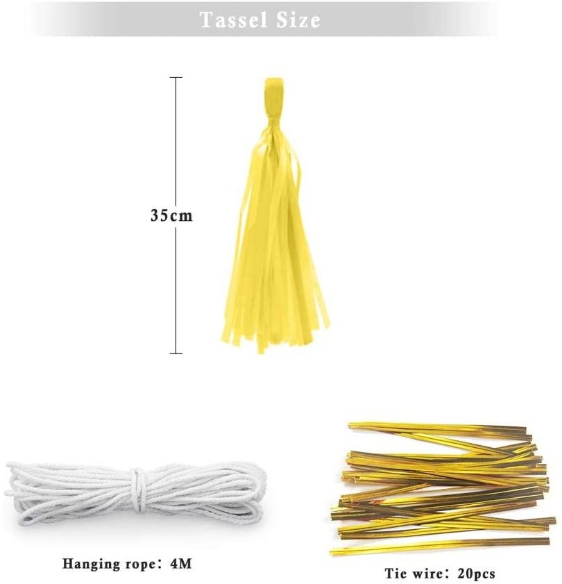 High Quality Wholesaler Tissue Paper Balloon Tassel Garland HOT Selling Party Handing Decor for Old-Style Parties and Holidays