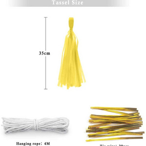 High Quality Wholesaler Tissue Paper Balloon Tassel Garland HOT Selling Party Handing Decor for Old-Style Parties and Holidays