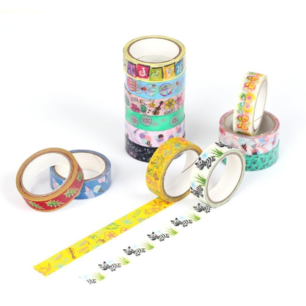 Custom Made Waterproof Washi Paper Tape Adhesive and Single-Sided Plastic Material for Decorative Masking and Printing