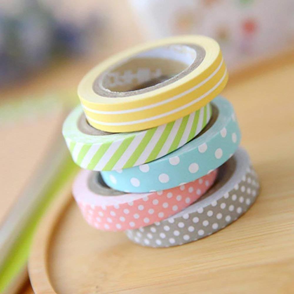 Custom Made Waterproof Washi Paper Tape Adhesive and Single-Sided Plastic Material for Decorative Masking and Printing