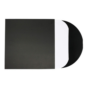 400 GSM Heavyweight Black Cardboard Album Jackets for Vinyl Record Made of Paper for Gift Giving