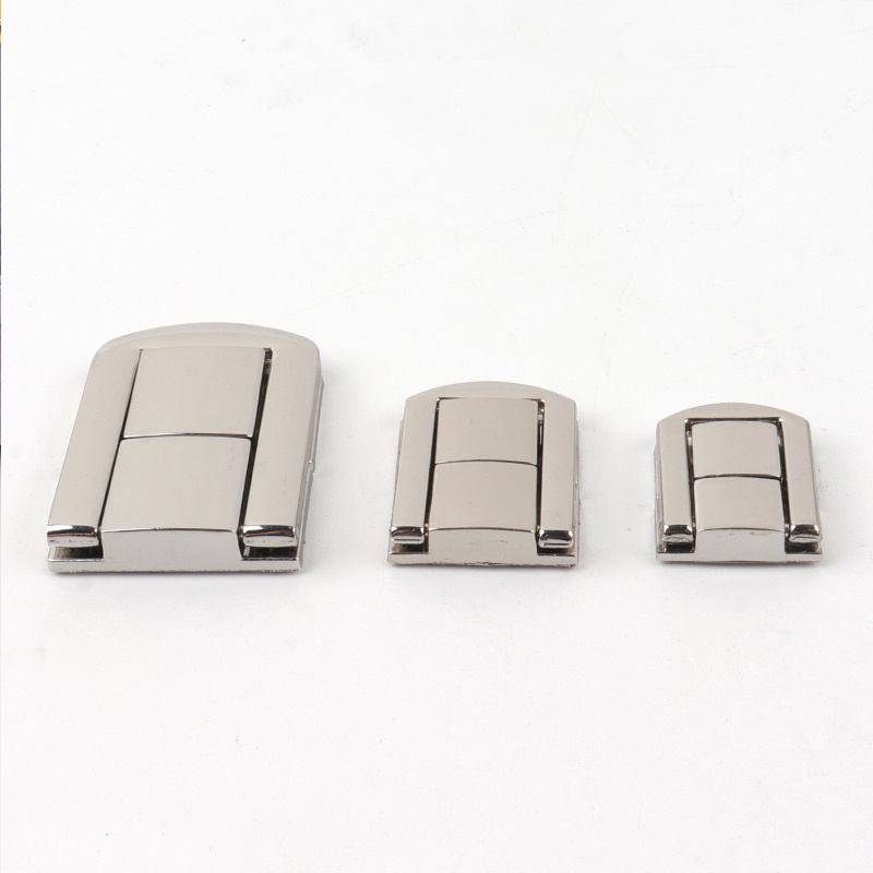 High quality wood box metal lock Catch Latches Buckle small wooden box lock for Jewelry Box and bag lock buckle