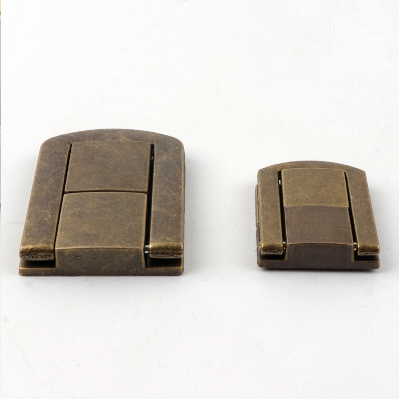 High quality wood box metal lock Catch Latches Buckle small wooden box lock for Jewelry Box and bag lock buckle