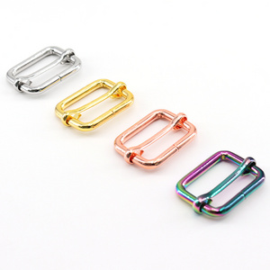 Bag Hardware Strap Adjuster Buckle Handbag Adjustment Buckle Adjustable Buckle Metal Triglide Slides for Bag Making