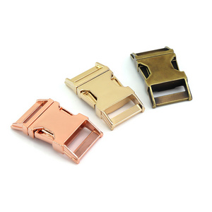 Factory Wholesale Metal Quick Side Release Buckle Dog Collar Buckle For Dog Collar