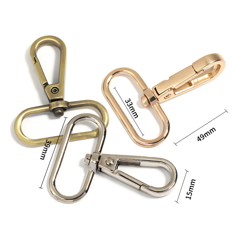 Dog Leash Clasp Heavy Duty Snap Hooks Clips Pet Leashes Spring Buckle for Linking Pet Collar