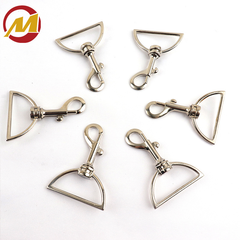 Wholesale Metal Carabiner Clip Carabiners Steel Swivel Spring Belt Bolt Buckle Handbag Snap Hook For Bag Pet