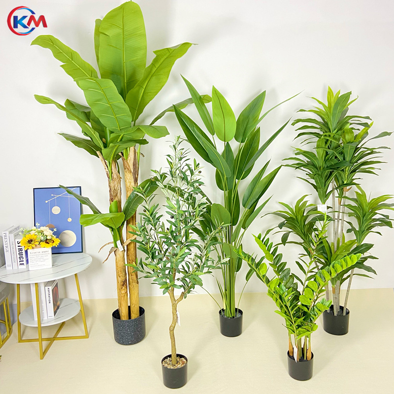 Factory Quality Artificial Plants Decoration Trees Artificial Indoor Plants Faux Potted Plants Plastic Tree Bonsai