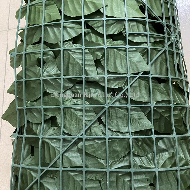 High Quality Privacy Fence Panel  100*300cm Artificial Leaf Wall Artificial Leaves Fence Wall Decor