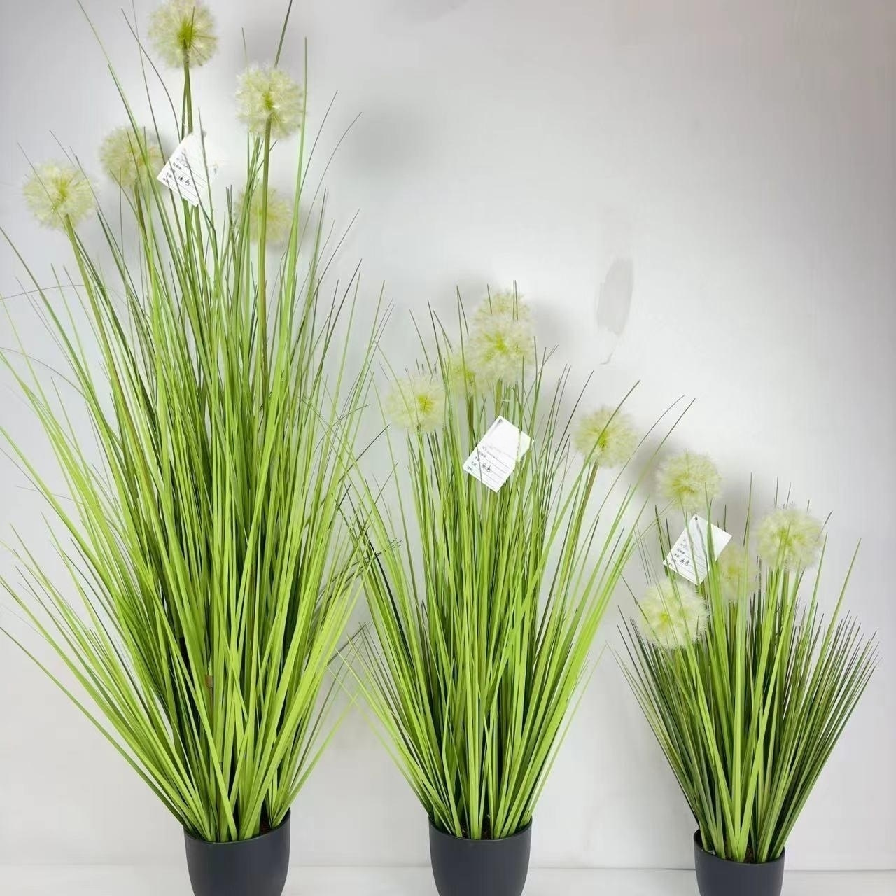 Nearly Natural 60/90/120cm Decorative Onion Grass Artificial Plant Onion Grass Artificial Foliage Grass Plant