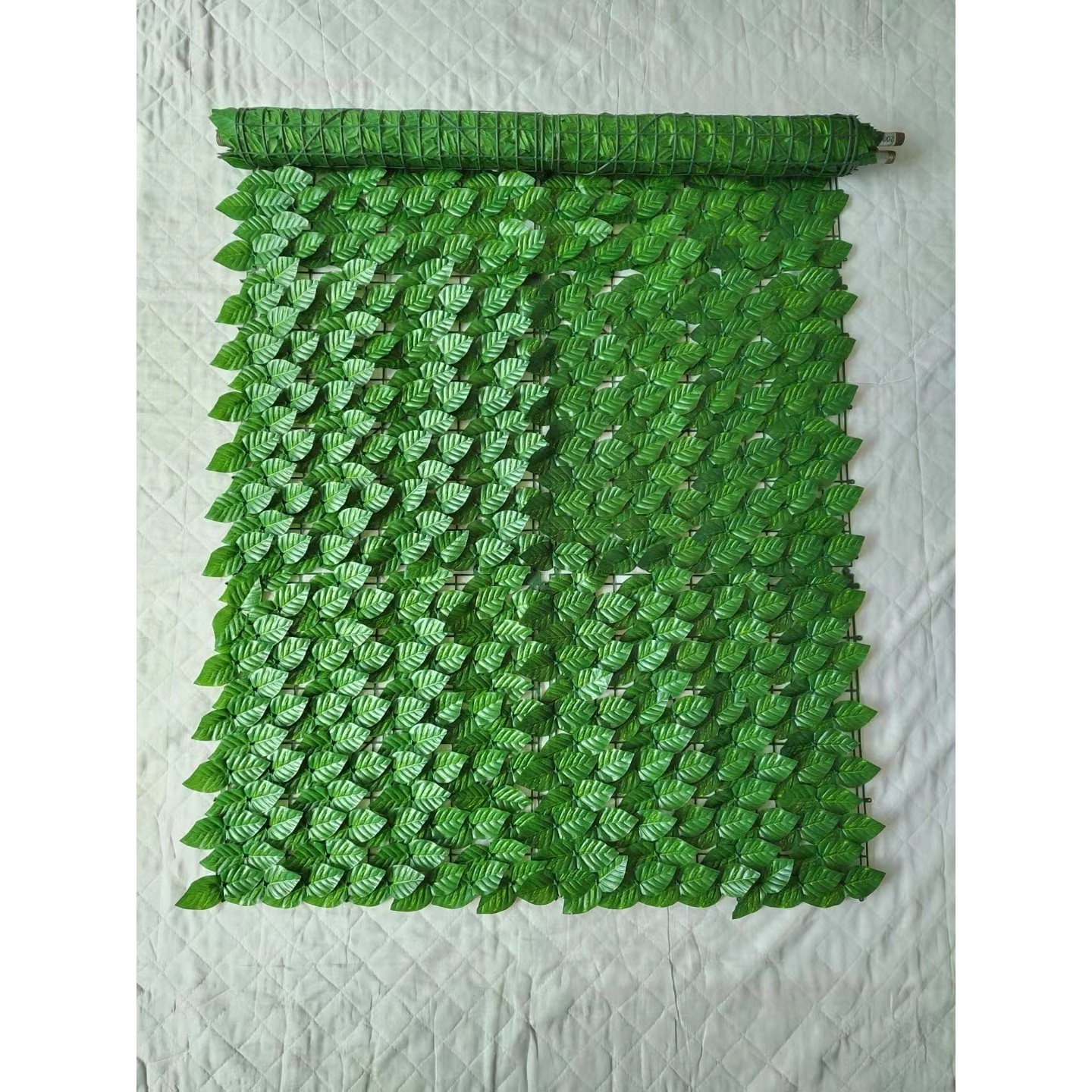 Factory Supply 1x3m Faux Ivy Privacy Fence Artificial Hedge Fence Green Leaf Artificial Leaf Fence Grass Wall