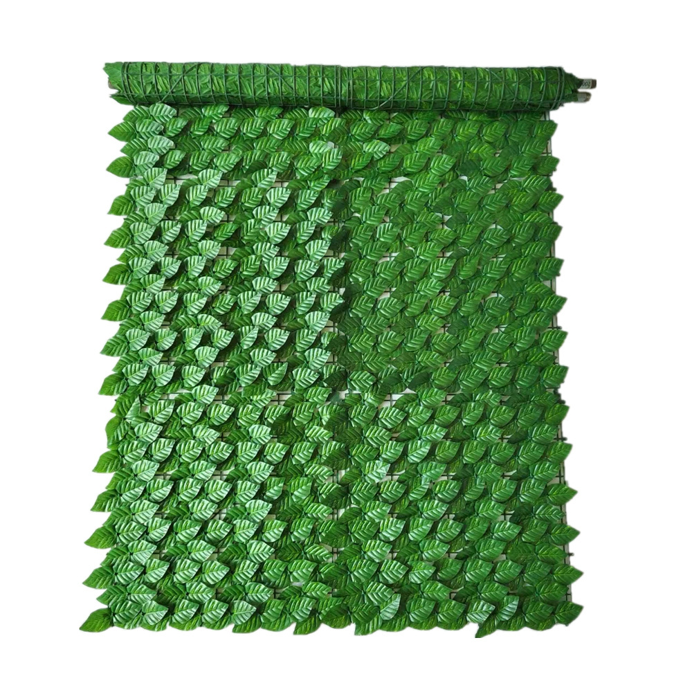 Factory Supply 1x3m Faux Ivy Privacy Fence Artificial Hedge Fence Green Leaf Artificial Leaf Fence Grass Wall