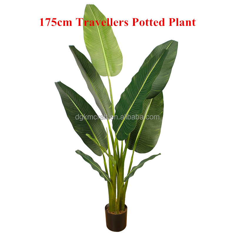 Top Quality 200CM Height Artificial Canna Plant Canna Bonsai Plant Artificial Banana Tree for Indoor