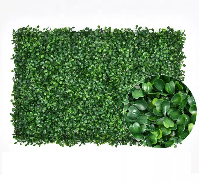 308 Heads 40x60cm Artificial Boxwood Panels Hedge Artificial Plant Grass Wall Artificial Grass Wall