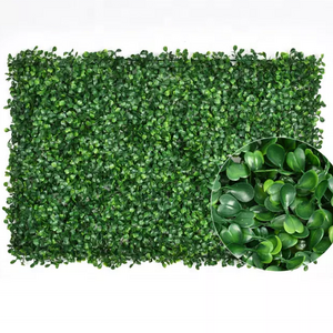 308 Heads 40x60cm Artificial Boxwood Panels Hedge Artificial Plant Grass Wall Artificial Grass Wall