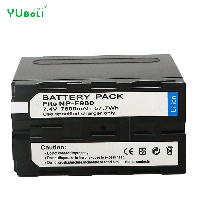 Hot style camera battery for Sony NP-F980 battery F960 F970 supplementary light camera rechargeable battery NP-F980 NPF980