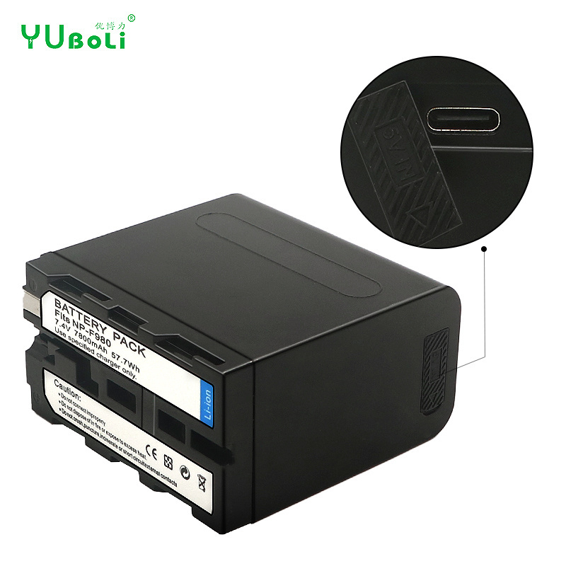 Hot style camera battery for Sony NP-F980 battery F960 F970 supplementary light camera rechargeable battery NP-F980 NPF980