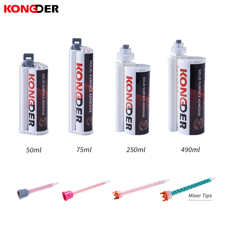 KONGDER 75ML kitchen tops solid surface adhesive artificial quartz glue joint adhesive Artificial Marble solid surface glue