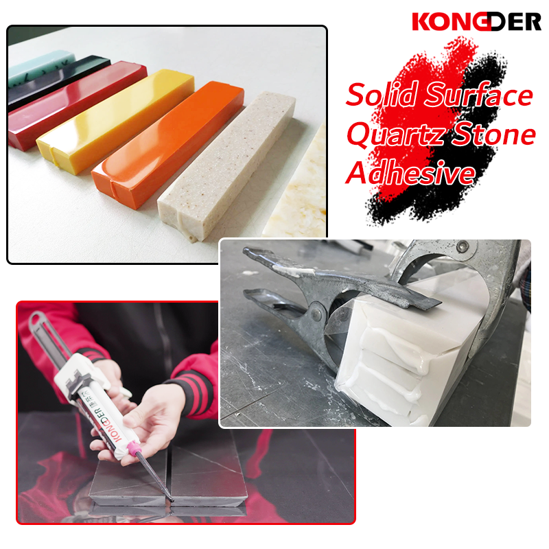 KONGDER 75ML kitchen tops solid surface adhesive artificial quartz glue joint adhesive Artificial Marble solid surface glue