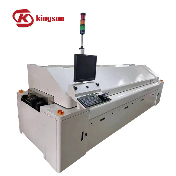 SMT Hot Air SMD Economic XPM2 8 zones Lead Free Conveyor IDS Reflow Oven For Vitronics Soltec LED Soldering Reflow Oven Machine