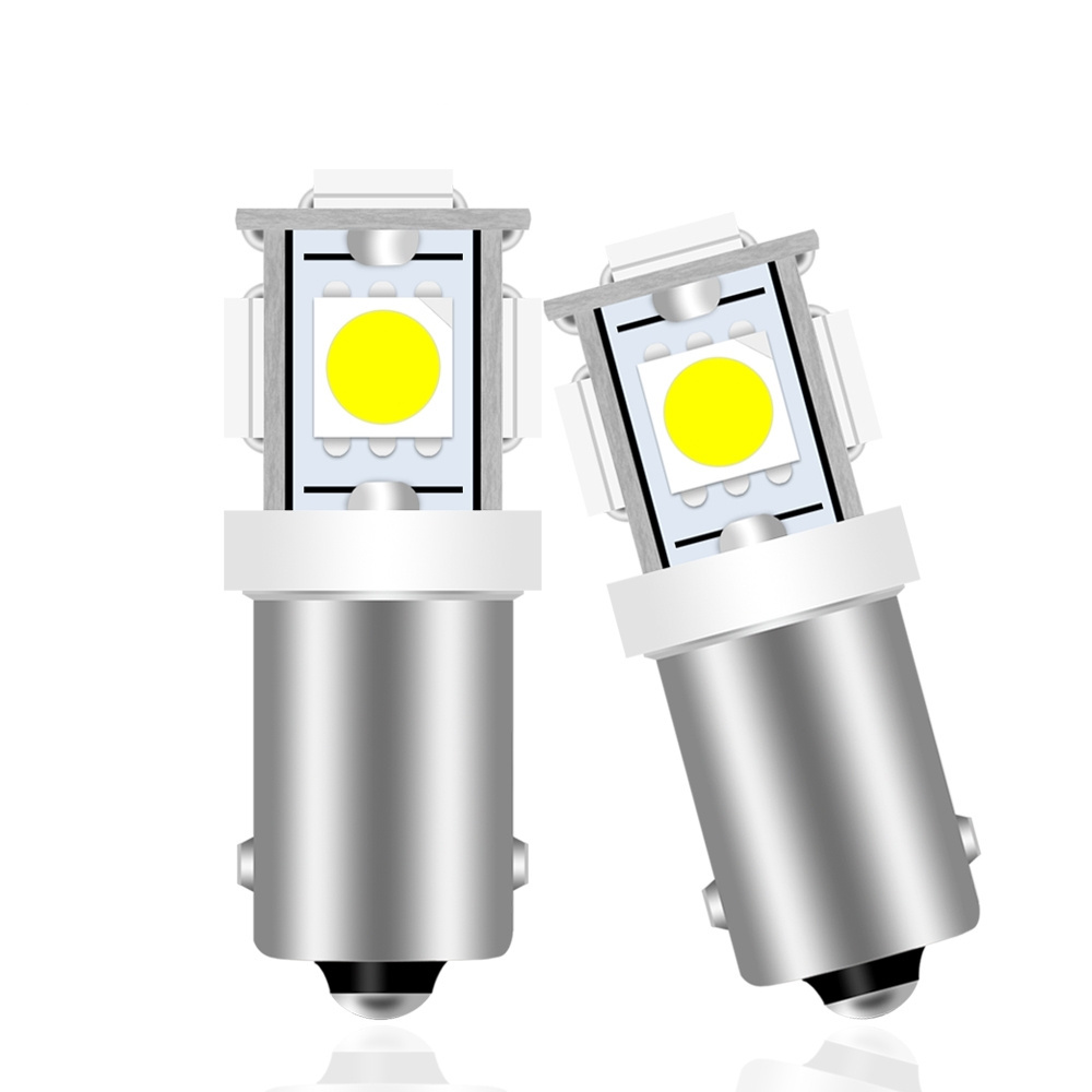 Ba9S T10 Led Car Light Ba9s Led Bulb 12V Indicator Lamp 5050 5 SMD Aircraft Warning Light