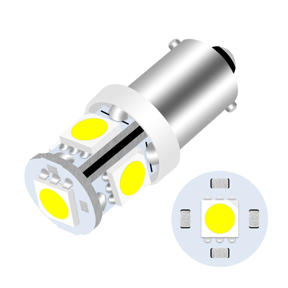 Ba9S T10 Led Car Light Ba9s Led Bulb 12V Indicator Lamp 5050 5 SMD Aircraft Warning Light