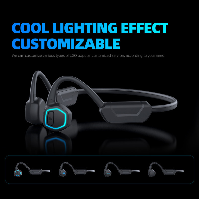 New Trend Waterproof Sports Open Ear audifonos x15 Bone Conduction Headphones with 32G Memory MP3 Player headphone with vibrator