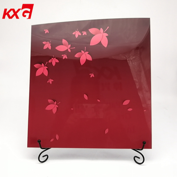 Decoration tempered splashbacks glass ceramic frit digital printing glass price