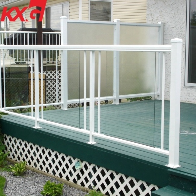 Factory supplier building safty parapet balcony railing pool fence design tempered laminated glass