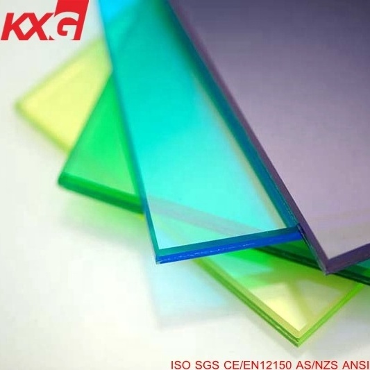 China supplier good quality 8mm 12mm colored laminated tempered glass