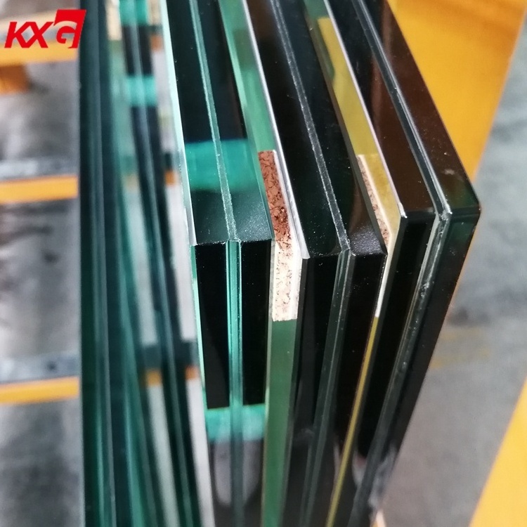 glass factory in china 13.52mm 17.52mm shatterproof laminated glass clear PVB tempered laminated glass