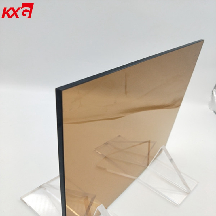 Building glass factory green light blue grey brown gold bronze tinted sheet glass price