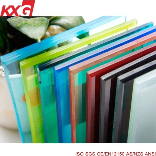 China supplier good quality 8mm 12mm colored laminated tempered glass