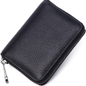 Custom RFID Blocking Mini Leather 22 Card Wallet Business Case Purse Credit Card Holder