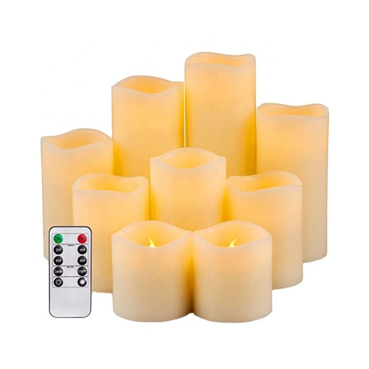 Environmental protection material home flameless led candle set art led candle set