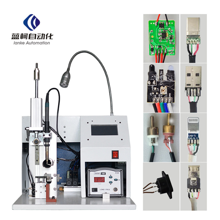 Blockbuster products newest USB data cable making equipment small soldering machine